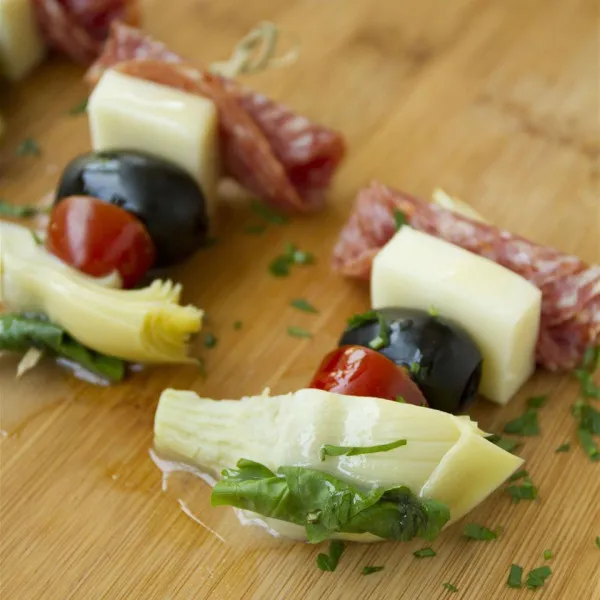 receta Antipasti On A Stick