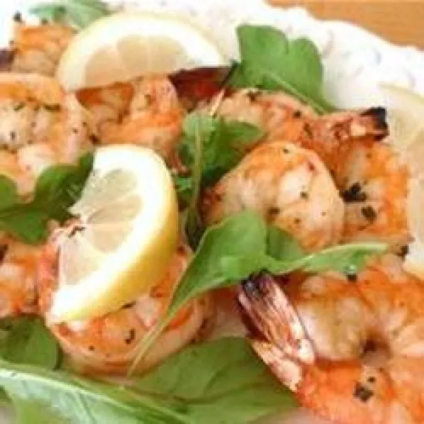 receta Aperitivo Con Ajo Camarones Scampi