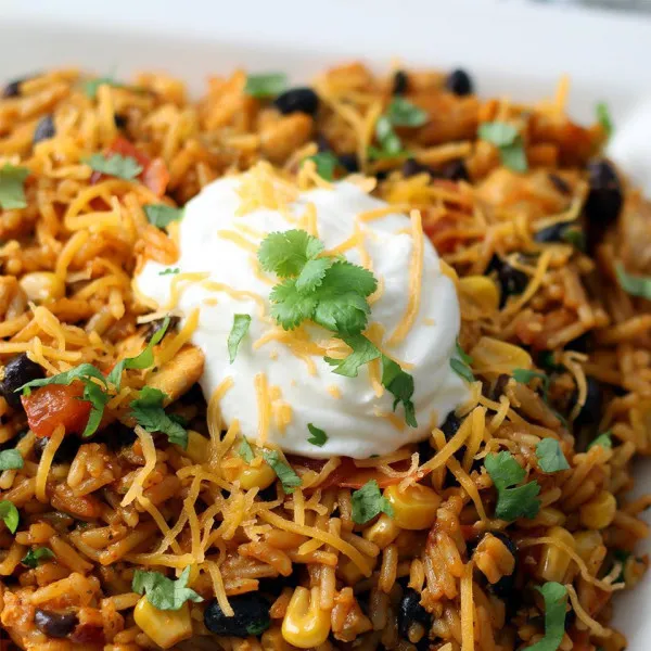 Przepis Easy Chicken Enchilada Rice