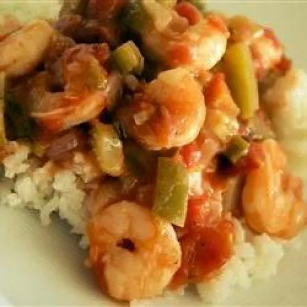 receta Camarones Etouffee II