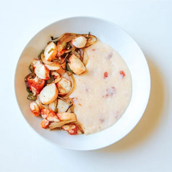 receta Charleston Crab & Grits