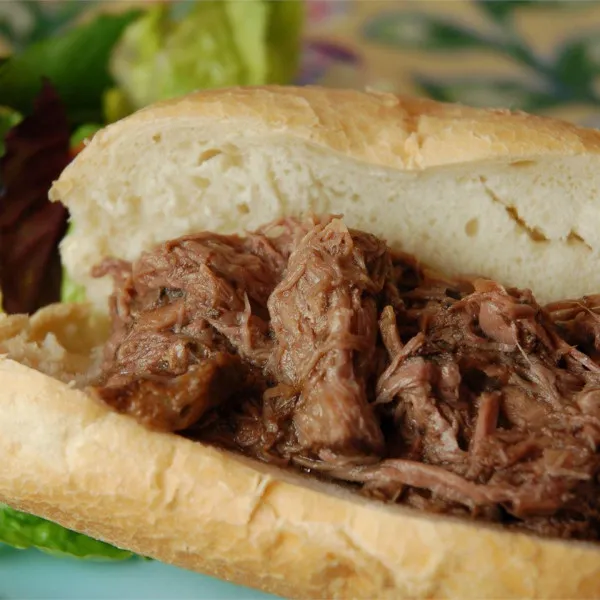 receta BÅ“uf italien Ã  la mijoteuse pour sandwichs