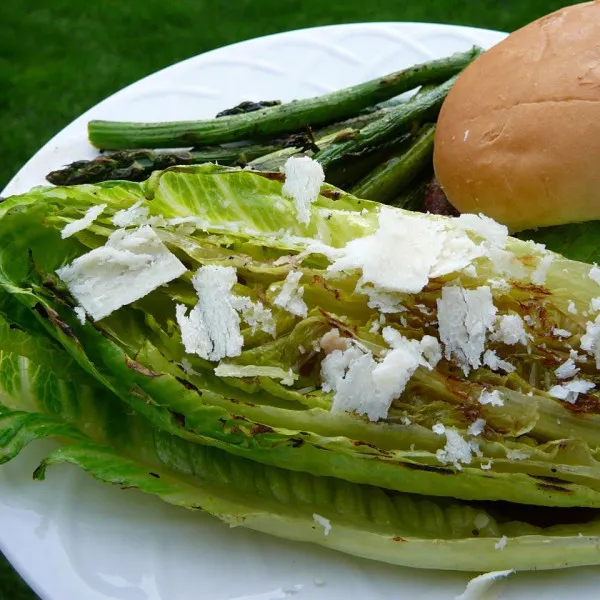 receta Cœurs de laitue romaine grillés