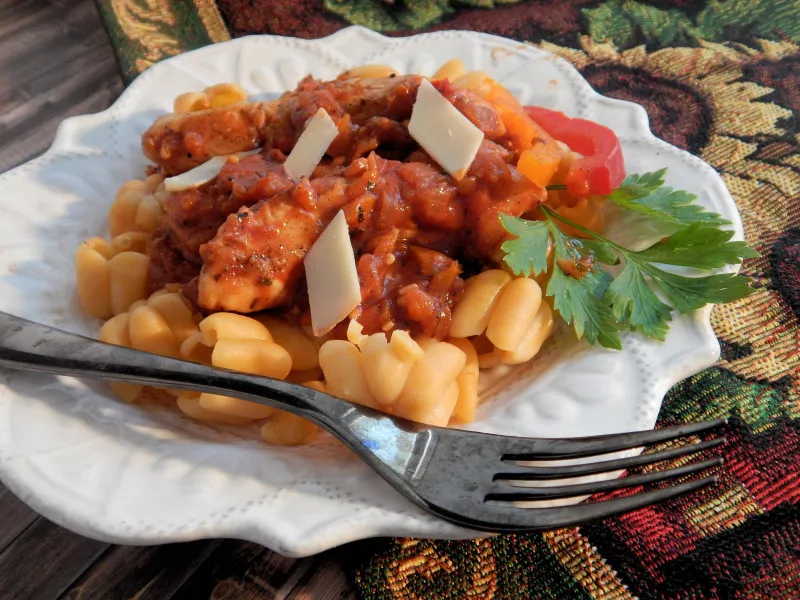 receta Cosecha De Pasta De Pimienta Y Pollo