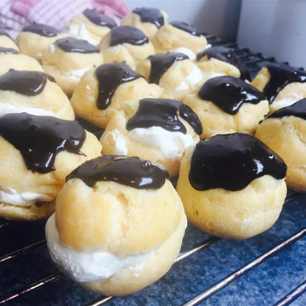 recetas Eclairs De Chocolate En Miniatura