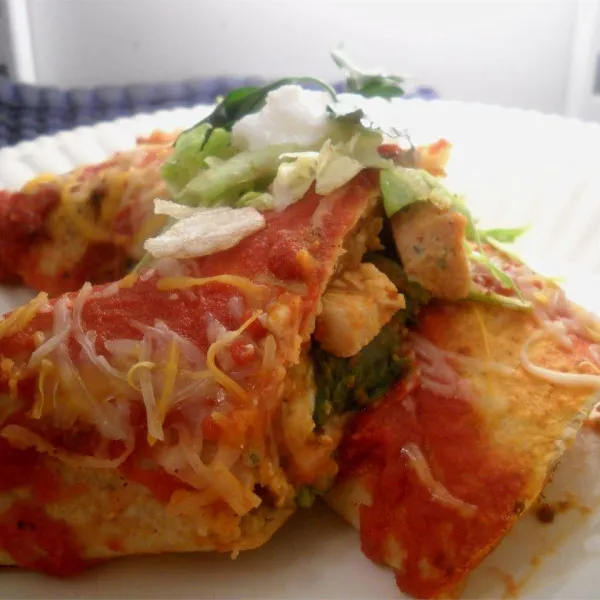 przepisy Enchiladas z indyka i dyni