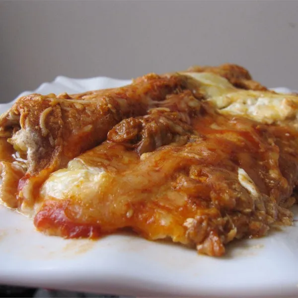 receta Enchiladas au poulet avec fromage cottage