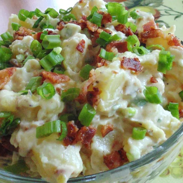 receta Salade César aux pommes de terre