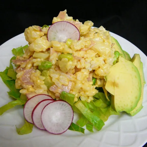 receta Salade de jambon et de riz
