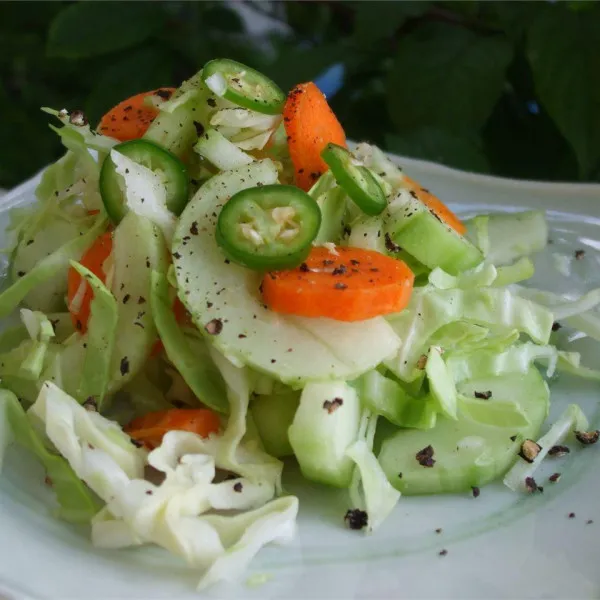 receta Spicy Bok Salade Choy