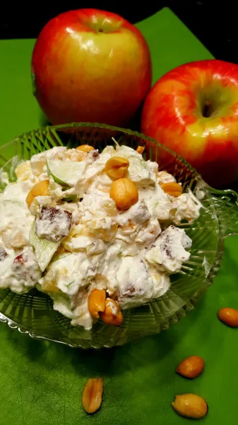 receta Salade de pommes sucrées sans cuisson