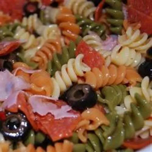 receta Salade de Pâtes Tricolore