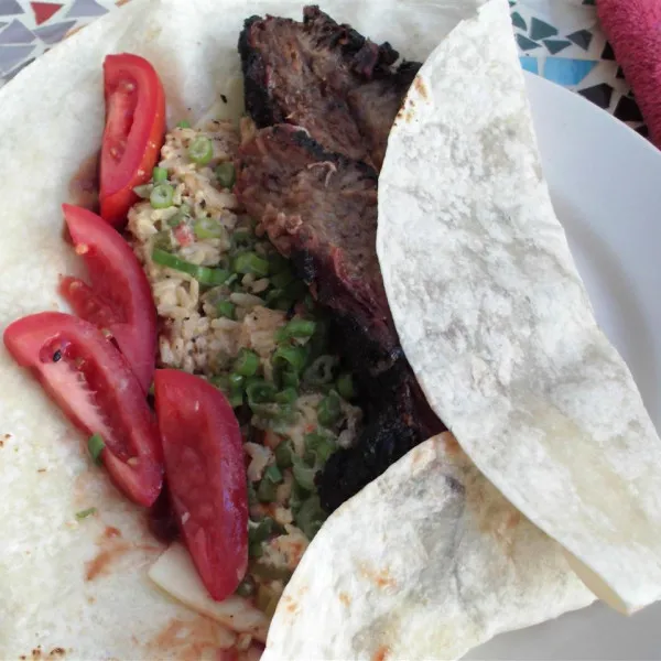 receta Wrap plat au bœuf fumé de Montréal