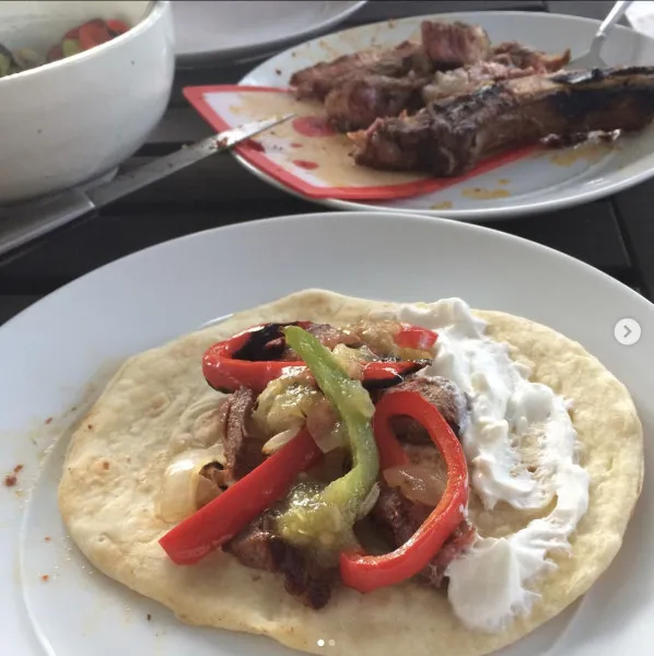 receta Fajitas au bœuf grillé