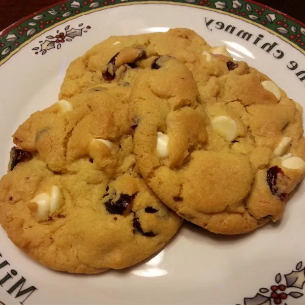 receta Biscuits aux bleuets trempés dans le chocolat