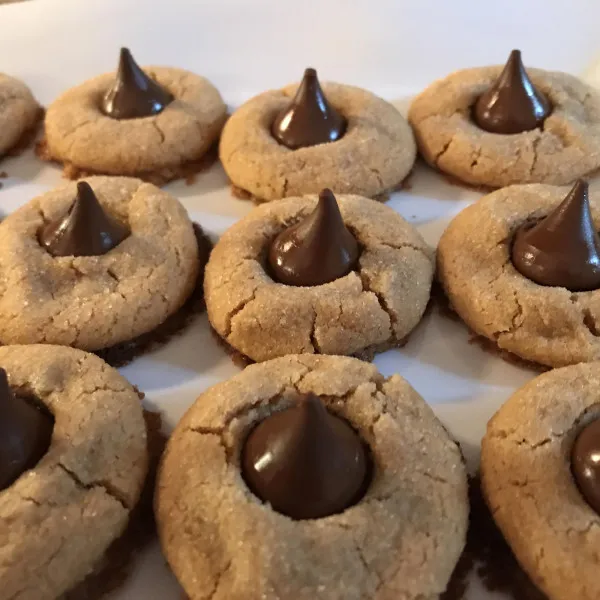 receta Kiss Cookies Peanut Butter