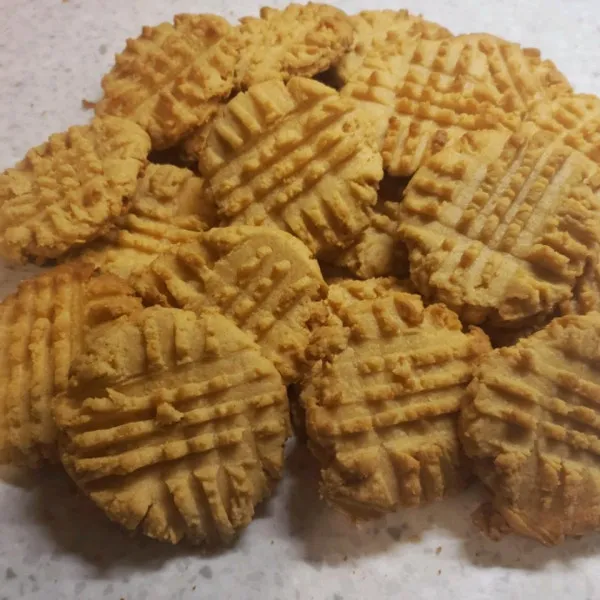 recettes Biscuits au beurre d'arachide d'Elaine