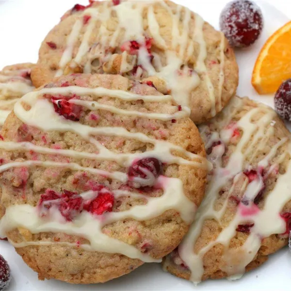 receta Biscuits aux canneberges et à l'orange