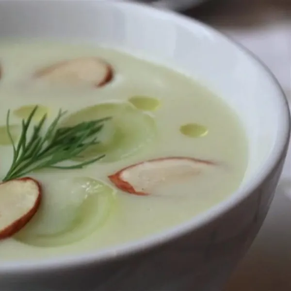 Przepis Chef John's White Gazpacho