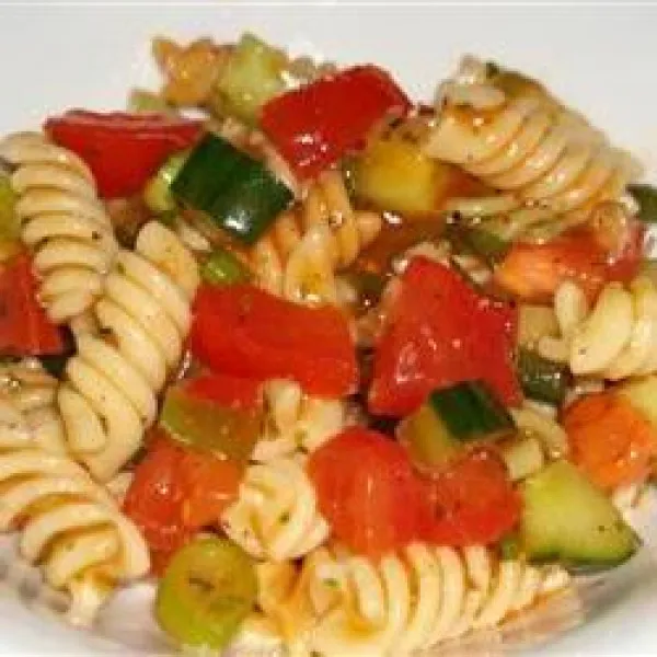 receta Gazpacho Pasta Salad