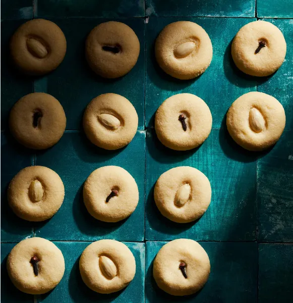 receta Ghorayabah (biscuits au beurre de l'Aïd)