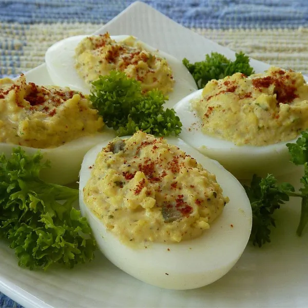 recettes Oeufs farcis