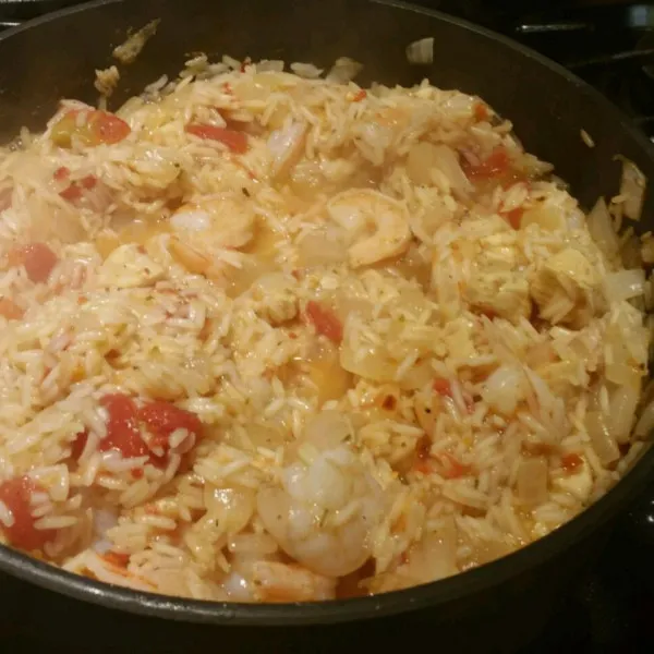 recetas Jambalaya Con Camarones