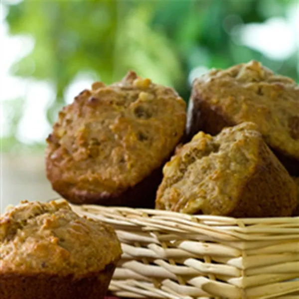 receta Banane Muffins au yaourt