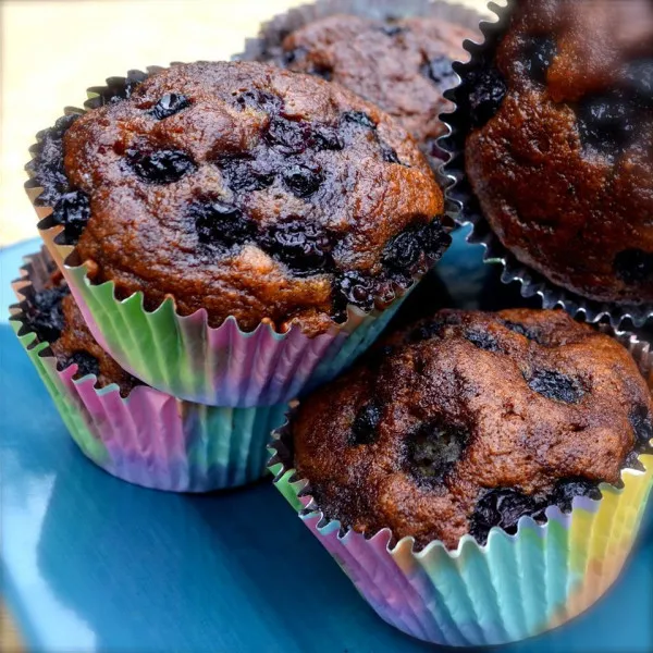 receta Paléo Bleuet Citron Muffins