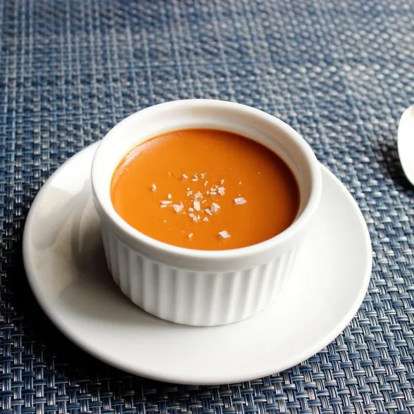 receta Crème au caramel salé