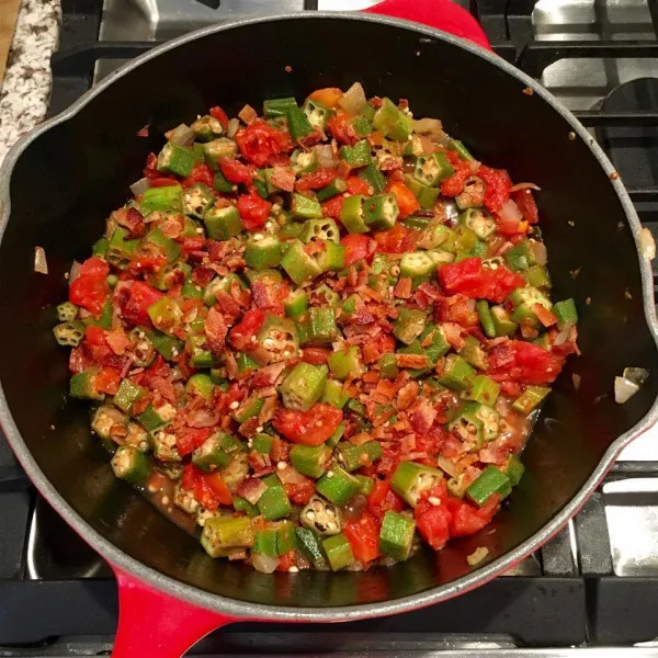 receta Gombo & Tomates