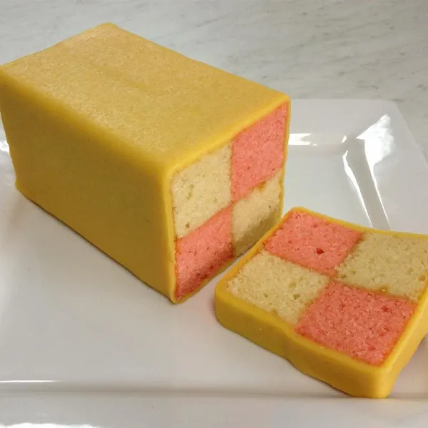 receta Gâteau Battenburg