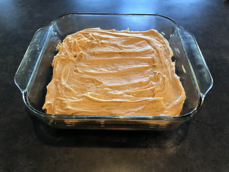 receta Gâteau aux pommes et au beurre d'arachide