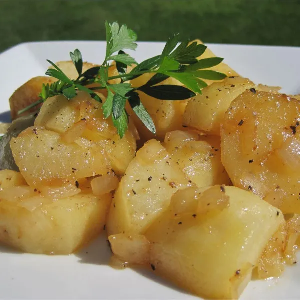 receta Pommes de terre rouges rÃ´ties au miel