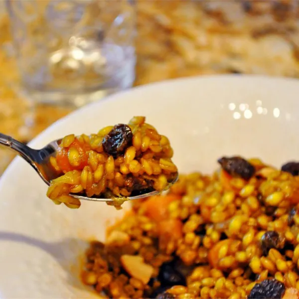 receta Pilaf De Cebada Al Curry Indio