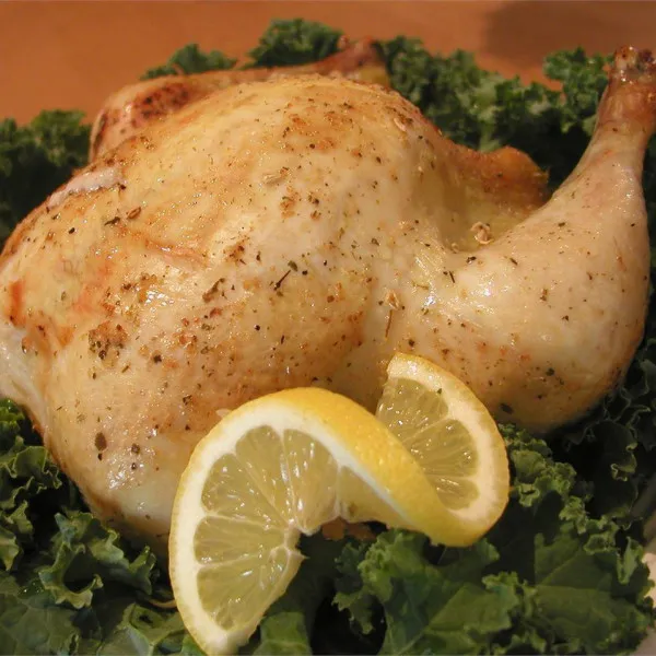 recette Poulet au four au citron