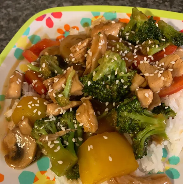 przepisy Sauteed Chicken & Vegetable Delight