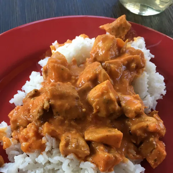 receta Poulet Tikka Masala du chef John