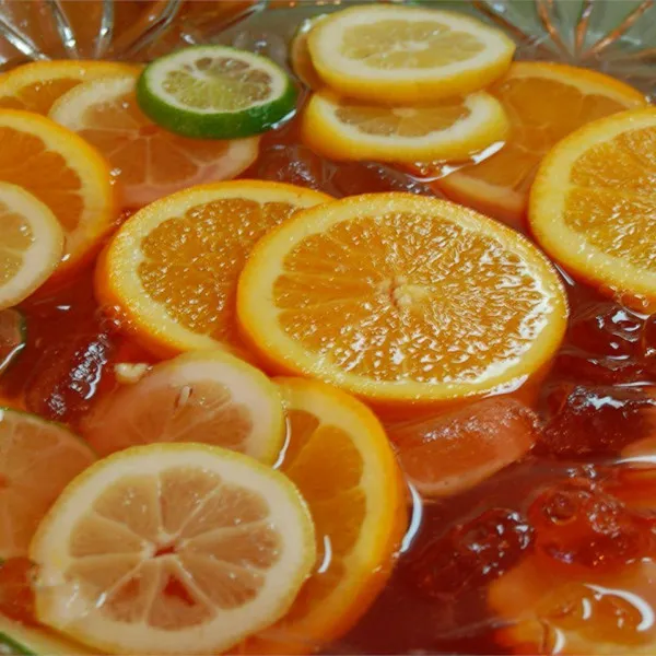 receta Punch pétillant