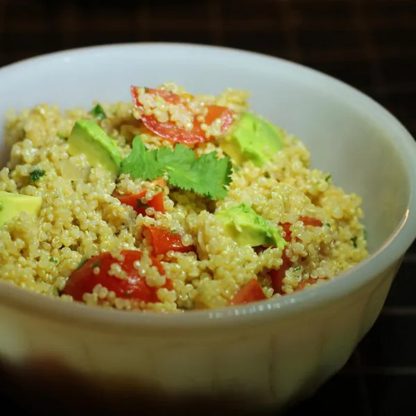 przepisy Quinoa Guacamole Style