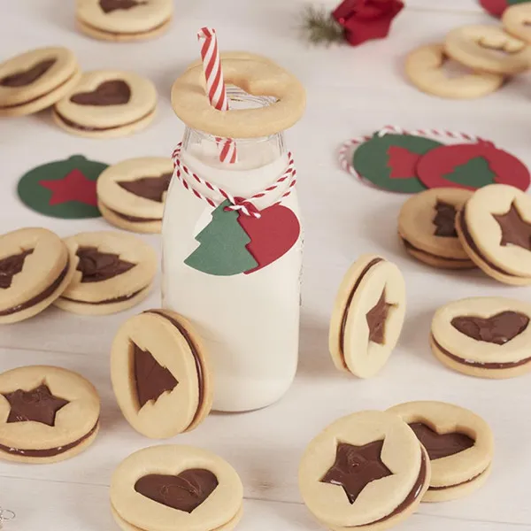 recetas Sándwich De Galletas Navideñas Con Crema De Avellanas Nutella®