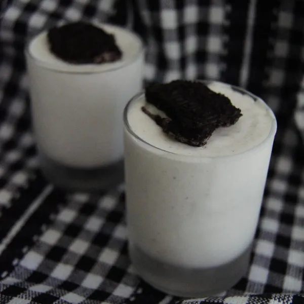 receta Gourmet Oreo® Cookie Pudding Shots