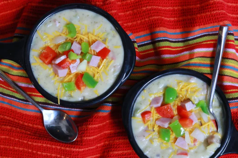 receta Soupe de pommes de terre tex-mex