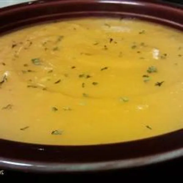 receta Soupe de patates douces