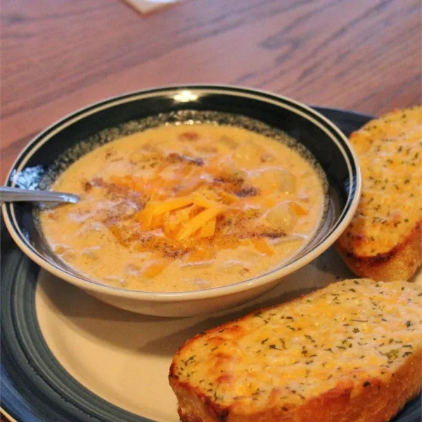 receta Potato Cheddar Soup