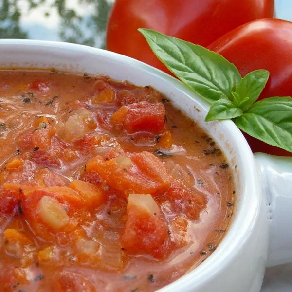 przepisy Świeża Zupa Pomidorowa
