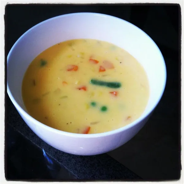 receta Légumes Soupe au Fromage