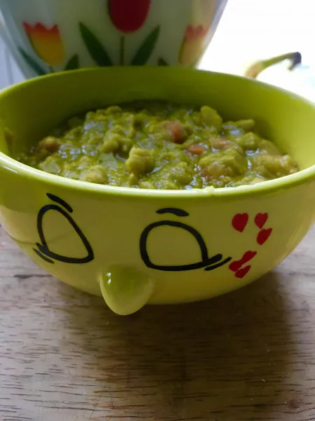 receta Soupe vÃ©gÃ©talienne aux pois cassÃ©s I