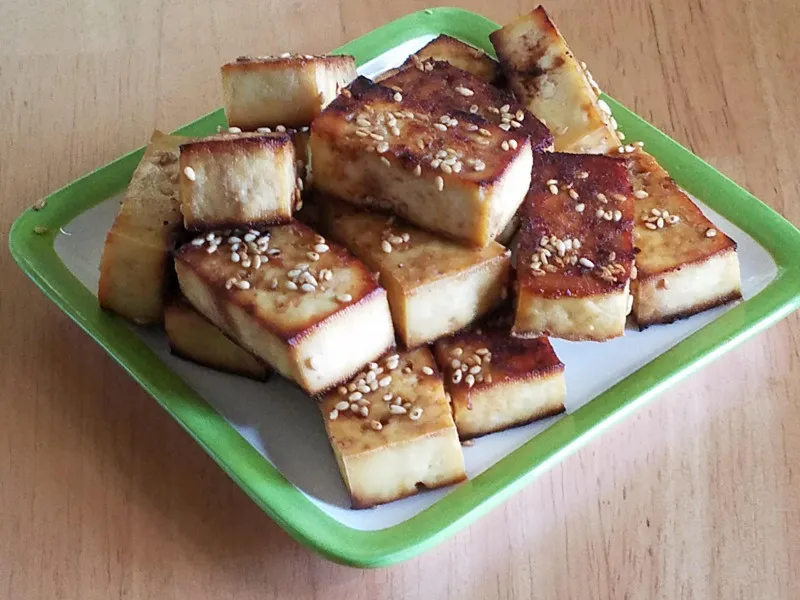 receta Tofu au four