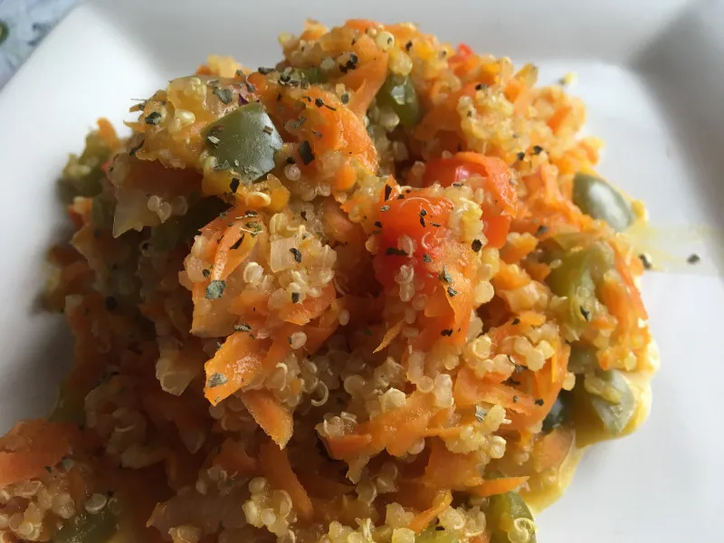 receta Quinoa aux carottes